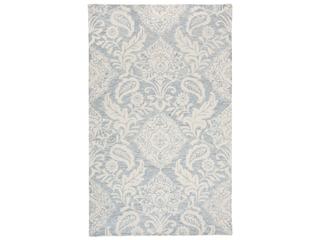 Belfort Hand Tufted Wool Area Rug in Blue Gray