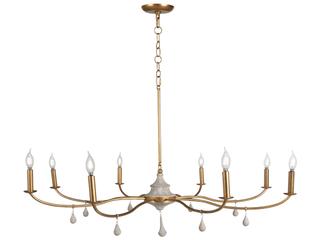 Gabby Loretta 8-Light Gold Candelabra Chandelier