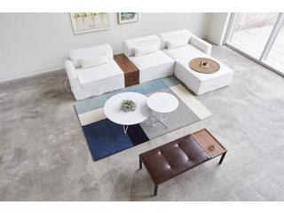 Gus* Modern Mix Rectangular Wood Walnut End Table