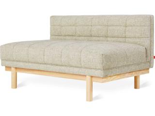 Mulholland Beige Fabric Tufted Chair and a Half