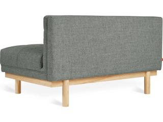 Gus* Modern Mulholland Brown Fabric Tufted Chair and a Half