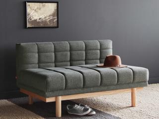Gus* Modern Mulholland Brown Fabric Tufted Chair and a Half