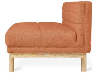 Gus* Modern Mulholland Brown Fabric Tufted Chair and a Half