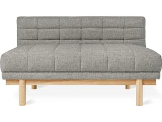 Gus* Modern Mulholland Brown Fabric Tufted Chair and a Half