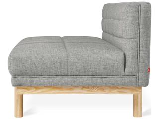 Gus* Modern Mulholland Brown Fabric Tufted Chair and a Half