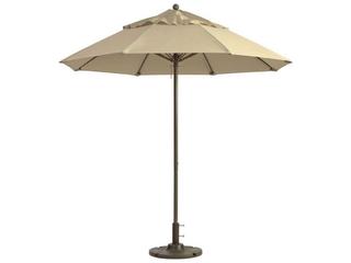Windmaster 7.5-Foot Round Recacril Patio Umbrella in Khaki