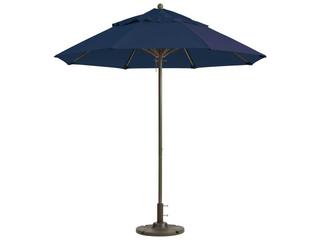 Windmaster 7.5 Foot Round Aluminum Umbrella in Navy