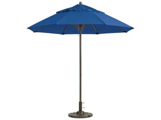 Windmaster 7.5 Foot Round Patio Umbrella in Pacific Blue