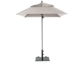Windmaster 6.5 Foot Square Recacril Acrylic Umbrella in Canvas