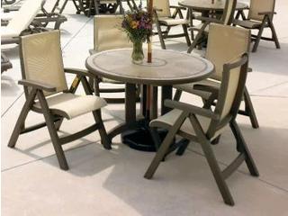 Grosfillex Java Resin Wicker Outdoor Lounge Set