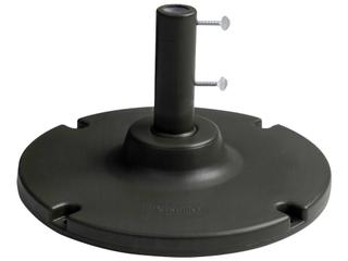 35 Pound Resin Round Umbrella Base in Black
