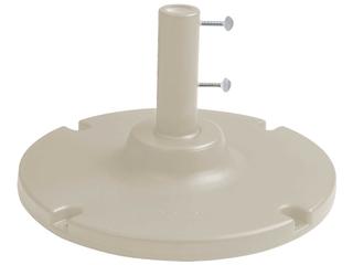 20 Inch Round Table Umbrella Base in Sandstone