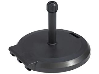 84 lb Charcoal Round Umbrella Base with Wheels