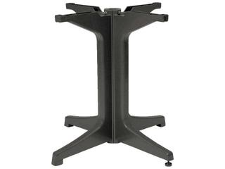 Alpha Resin Charcoal Large Pedestal Table Base