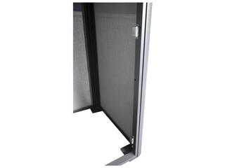 Grosfillex Sunset Sling Aluminum Solid Gray/Volcanic Black Towel Valet Single Unit