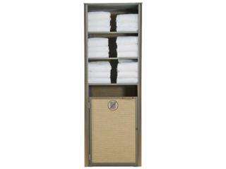 Grosfillex Sunset Sling Aluminum Cognac/Fusion Bronze Towel Valet Single Unit