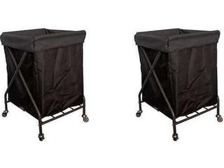 Grosfillex Sunset Sling Aluminum Solid Gray/Platinum Gray Towel Valet Double Unit