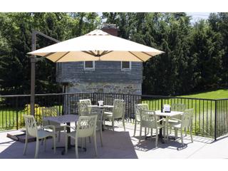 Grosfillex Vegetal Resin Sage Green Patio Dining Set