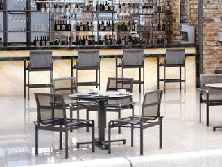 Homecrest Elevate Mesh Aluminum Dining Set