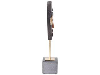 Howard Elliott Black Gray Gold Edgar Sculpture