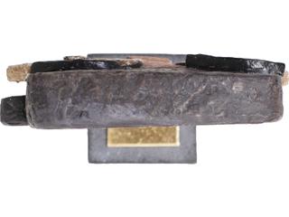 Howard Elliott Black Gray Gold Edgar Sculpture