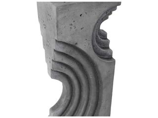 Howard Elliott Cement Gray Elswit Tower Sculpture