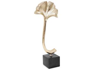 Howard Elliott Gifu Golden Ginkgo Leaf Sculpture