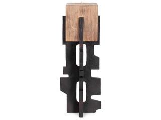 Howard Elliott Sand Cade Architectural Pillar Candle Holder