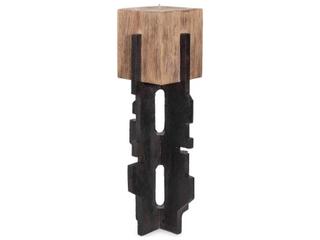 Howard Elliott Sand Cade Architectural Pillar Candle Holder