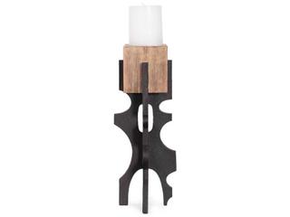 Howard Elliott Sand Cade Architectural Pillar Candle Holder