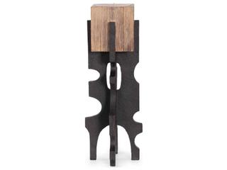 Howard Elliott Sand Cade Architectural Pillar Candle Holder
