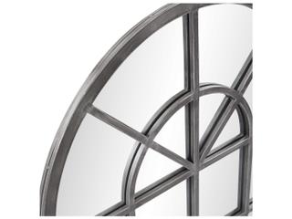Howard Elliott Fenetre Antique Silver Arched Wall Mirror