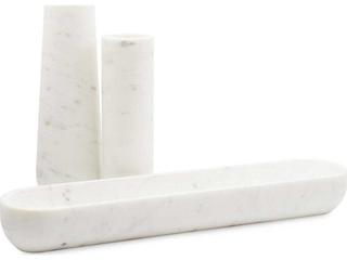 Howard Elliott Nizzoli White Gray Vase
