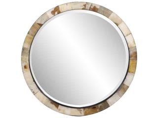 Howard Elliott Godfrey Natural Round Wall Mirror