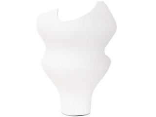 Howard Elliott Black White Rapsie Vase
