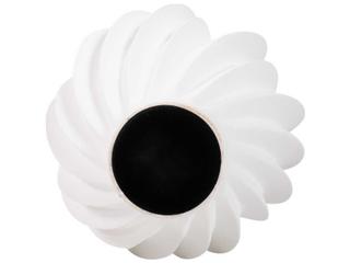 Howard Elliott Matte White Langmuir Swirled Vase