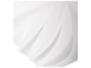 Howard Elliott Matte White Langmuir Swirled Vase