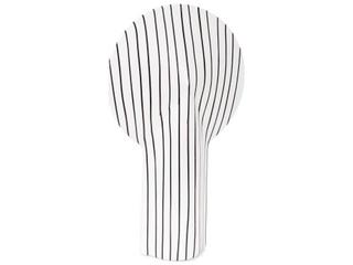 Howard Elliott Matte White Hansford Keyhole Vase
