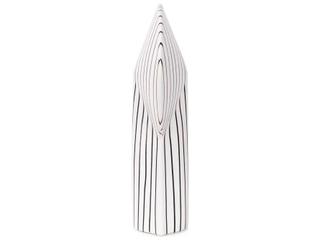 Howard Elliott Matte White Hansford Keyhole Vase