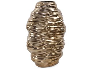 Howard Elliott Ebb Brass Vase