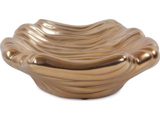Howard Elliott Ebb Low Brass Serving Tray