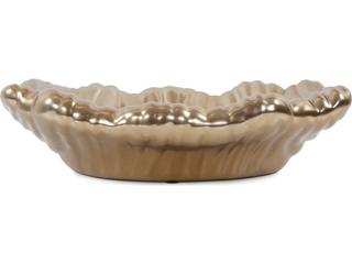Howard Elliott Ebb Low Brass Serving Tray