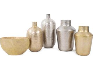 Howard Elliott Espen Matte Gold Wide Mouth Slanted Jar