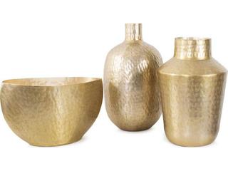 Howard Elliott Espen Matte Gold Straight Necked Bottle