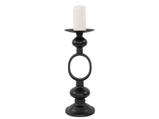 Howard Elliott Zara Ebony Open Pillar Candle Holder