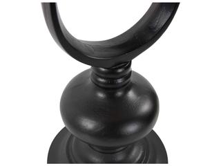 Howard Elliott Zara Ebony Open Pillar Candle Holder