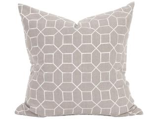 Howard Elliott Davida Kay Trellis Slate 24" x 24" Pillow