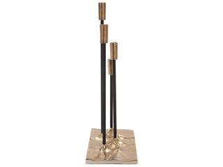 Howard Elliott Black Gold Modern Gold Aluminum Candelabra