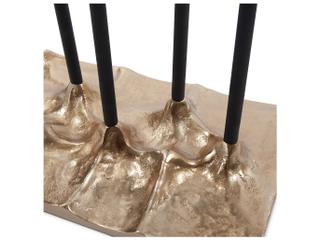 Howard Elliott Black Gold Modern Gold Aluminum Candelabra