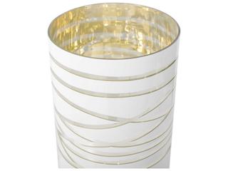 Howard Elliott Lustig Artic Silver Glossy White Vessel